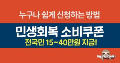 쉽게 보는 민생회복 소비쿠폰 신청 가이드
