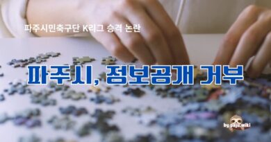 파주시, K리그2 승격 정보공개 거부…”투명성에 의문”-이기상
