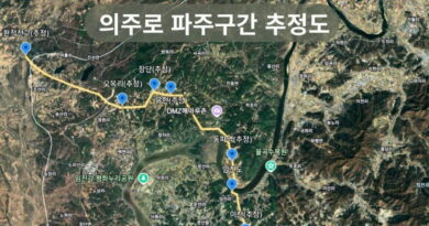 1800년대 의주로 파주 구간 지도 재현
